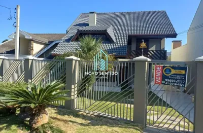 Casa alto padrão para venda em curitiba, atuba, 3 dormitórios, 1 suíte, 4 banheiros, 6 vagas