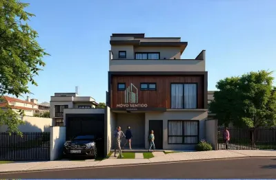 Sobrado para venda em curitiba, bairro alto, 3 dormitórios, 1 suíte, 3 banheiros, 2 vagas