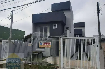 Sobrado com 3 dormitórios à venda, 120 m² por r$ 680.000,00 - fazendinha - curitiba/pr