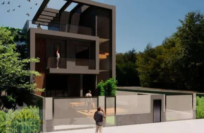 Sobrado com 3 dormitórios à venda, 140 m² por r$ 870.000,00 - jardim das américas - curitiba/pr