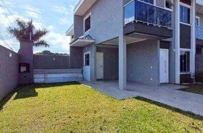 Excelente sobrado com 3 dormitórios de esquina à venda, 88 m² por r$ 650.000 - cidade industrial de curitiba - curitiba/pr