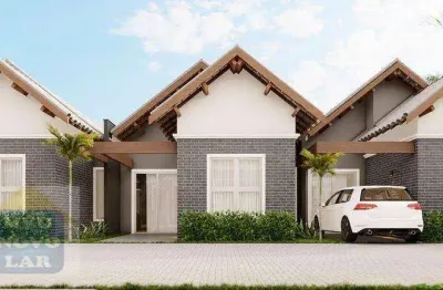 Casa com 3 dormitórios à venda, por r$ 283.900 - balneario praia gande - matinhos/pr
