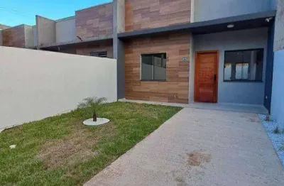 Casa com 2 dormitórios à venda, 42 m² por r$ 230.000,00 - estados - fazenda rio grande/pr