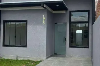 Casa com 2 dormitórios à venda, 59 m² por r$ 335.000,00 - nações - fazenda rio grande/pr