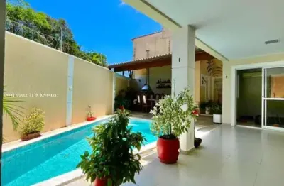 Casa em condomínio para venda em salvador, piatã, 4 dormitórios, 4 suítes, 5 banheiros, 3 vagas