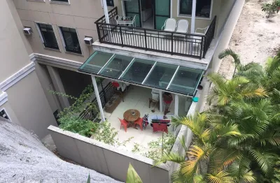 Apartamento com area garden externa, 127 m2,  3 quartos - laranjeiras - rio de janeiro - rj
