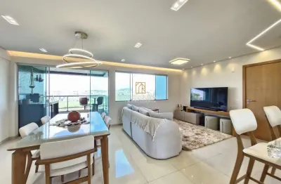 Apartamento com varanda, 3 quartos, 3 vagas no santa clara