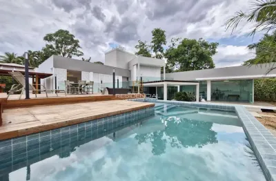 Casa alto padão a venda condominio greenville 05 suites, piscina e área social