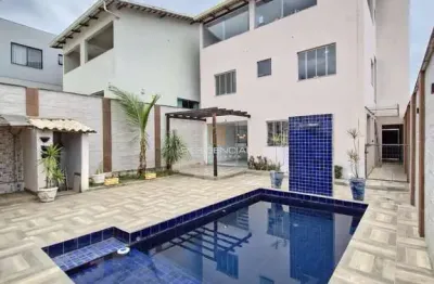 Casa a venda no b. interlagos 03 quartos 02 suite, sala, piscina e churrasqueira