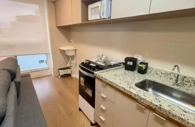 48m2  1 suite + 1 quarto e 1 banheiro + 1 vaga  apto mobiliado e com ar condicionado + geladeira - fogão + microondas + filtro eletrolux + tv 55 polegadas + sofa tapete + mesa com 3 cadeiras  condomin