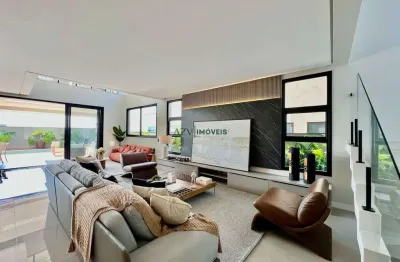 Alphaville i - porteira fechada com 435m² de construção.