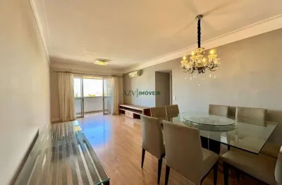 Apartamento semi mobiliado para locação no ed. palazzo san marino, jd. aquarius
