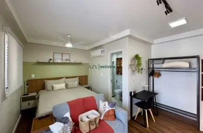 Smart residence – jardim aquarius | mobiliado | vista livre | renda airbnb