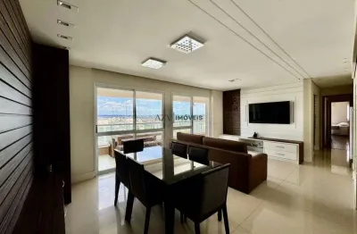 Apartamento mobiliado para locação no condomínio sky house, jd. aquarius, sjc