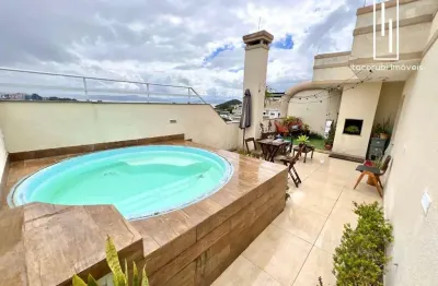 Cobertura com 2 quartos à venda na servidão feliciano martins vieira, 49, itacorubi, florianópolis por r$ 890.000