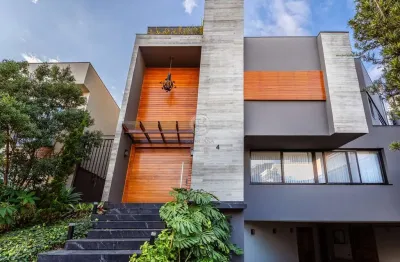Casa em condomínio fechado com 5 quartos à venda na rua josé benedito cottolengo, 1161, campo comprido, curitiba, 510 m2 por r$ 4.500.000