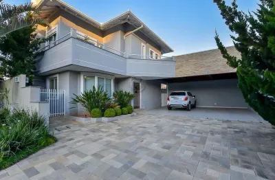 Casa em condomínio fechado com 3 quartos à venda na rua antônio turíbio teixeira braga, 280, são braz, curitiba, 378 m2 por r$ 2.950.000