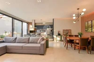 Casa em condomínio fechado com 3 quartos à venda na rua luiz tramontin, 1651, campo comprido, curitiba, 303 m2 por r$ 2.450.000