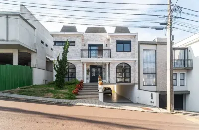 Casa em condomínio fechado com 4 quartos à venda na rua doutor lubumir viergbiski, 220, campo comprido, curitiba, 358 m2 por r$ 2.680.000