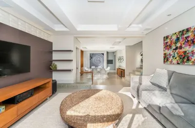 Casa em condomínio fechado com 3 quartos à venda na rua josé benedito cottolengo, 1161, campo comprido, curitiba, 259 m2 por r$ 2.249.000