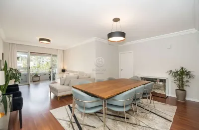 Apartamento com 3 quartos à venda na rua desembargador isaías bevilaqua, 378, mercês, curitiba, 141 m2 por r$ 1.348.000