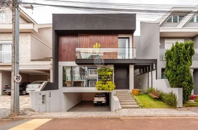 Casa em condomínio fechado com 4 quartos à venda na rua rezala simão, 1316, santa quitéria, curitiba, 320 m2 por r$ 2.650.000