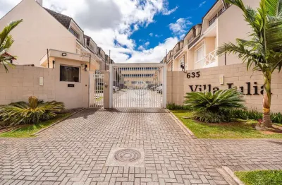 Casa em condomínio fechado com 4 quartos à venda na rua miguel abrão, 635, portão, curitiba, 195 m2 por r$ 1.095.000