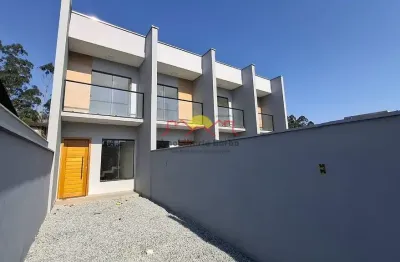 12615 - sobrado geminado com 2 quartos no bairro  itinga araquari
