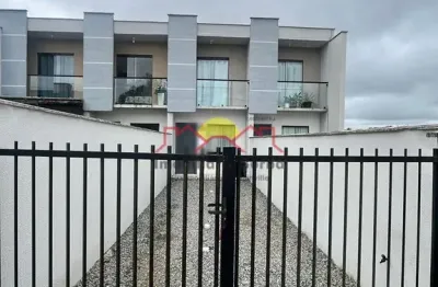 12880 - sobrado geminado semi-mobiliado no bairro itinga - araquari