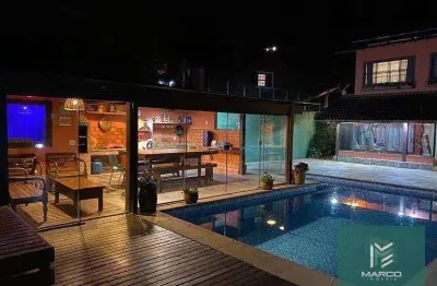Casa com 4 dormitórios à venda, 150 m² por r$ 2.800.000,00 - carlos guinle - teresópolis/rj