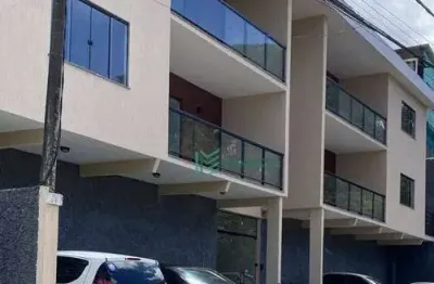 Apartamento com 2 dormitórios à venda, 98 m² por r$ 355.000 - santa cecília - teresópolis/rj