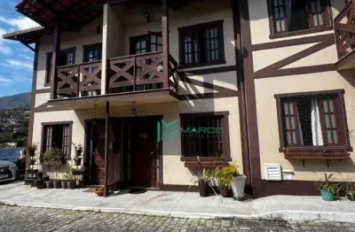 Casa com 2 dormitórios à venda, 74 m² por r$ 395.000,00 - tijuca - teresópolis/rj