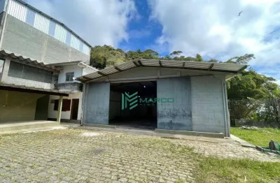 Galpão para alugar, 319 m² por r$ 5.153,00/mês - meudon - teresópolis/rj
