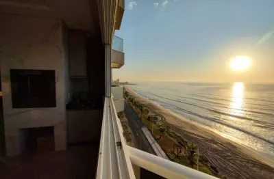 Apartamento mobiliado frente mar na praia de barra velha/sc