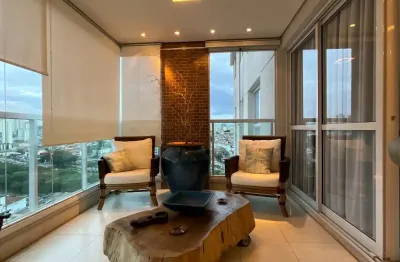 Lindo apartamento pronto e mobiliado no tatuapé de alto padrão de 157m² 3 suítes - 4 vagas de garagem + depósito