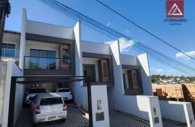 Sobrado com 3 dormitórios, sendo 1 suíte à venda, 130 m² por r$ 645.000 - fortaleza - blumenau/sc