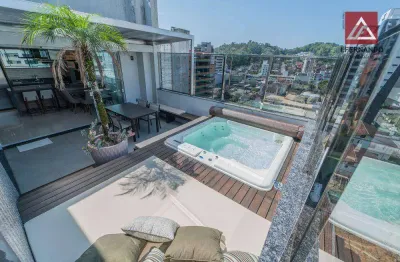 Cobertura com 3 suítes à venda, 167 m² por r$ 1.700.000 - vila nova - blumenau/sc