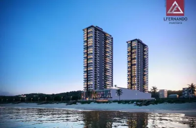 Apartamento com 2 dormitórios frente mar à venda, 82 m² por r$ 1.092.779 - beira mar - barra velha/sc