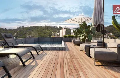 Apartamento com 1 dormitório para alugar, 37 m² - velha - blumenau/sc