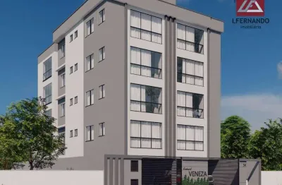 Apartamento com 2 dormitórios, sendo 1 suíte à venda, 60 m² por r$ 330.000 - estados - indaial/sc