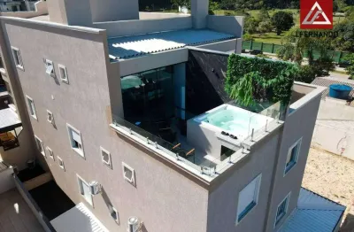 Cobertura mobiliada com 3 suítes à venda, 145 m² por r$ 1.950.000 - mariscal - bombinhas/sc