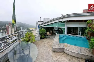 Cobertura com 3 dormitórios, sendo 1 suíte à venda, 188 m² por r$ 1.790.000 - ponta aguda - blumenau/sc