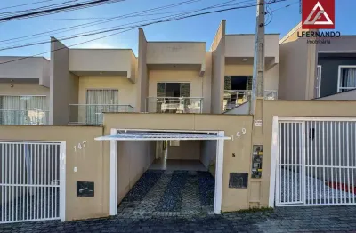 Sobrado triplex com 2 suítes à venda, 95 m² por r$ 590.000 - escola agrícola - blumenau/sc