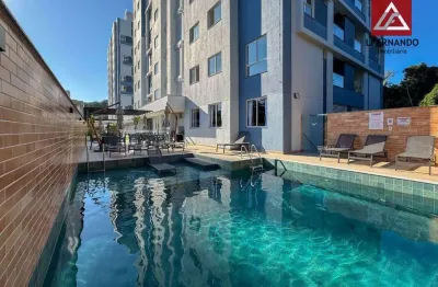 Apartamento com 3 dormitórios para alugar, 79 m² por - velha - blumenau/sc