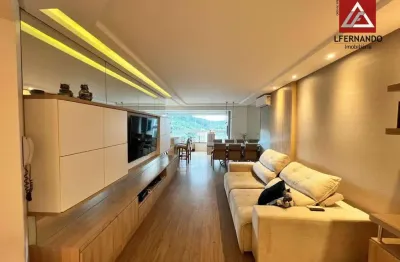 Apartamento mobiliado com 3 dormitórios, sendo 1 suíte à venda, 103 m² por r$ 950.000 - velha - blumenau/sc