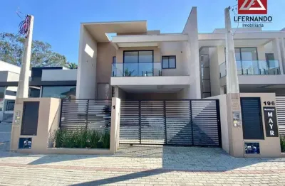 Sobrado com 3 dormitórios, sendo 1 suíte à venda, 139 m² por r$ 730.000 - quintino - timbó/sc