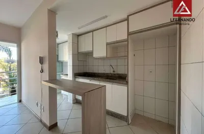 Apartamento com 2 dormitórios para alugar, 51 m² - água verde - blumenau/sc