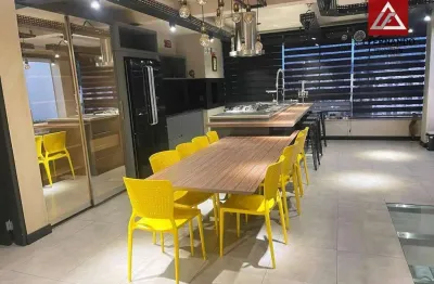 Cobertura duplex mobiliada com 3 dormitórios, sendo 2 suítes à venda, 199 m² por r$ 1.590.000 - centro - blumenau/sc