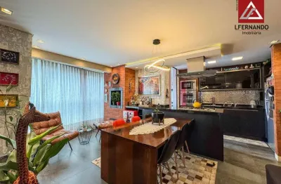 Apartamento mobiliado com 2 suítes à venda, 100 m² por r$ 899.000 - victor konder - blumenau/sc