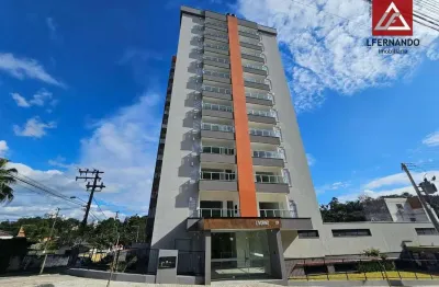 Apartamento novo com 2 dormitórios, sendo 1 suíte à venda, 70 m² por r$ 595.000 - salto - blumenau/sc
